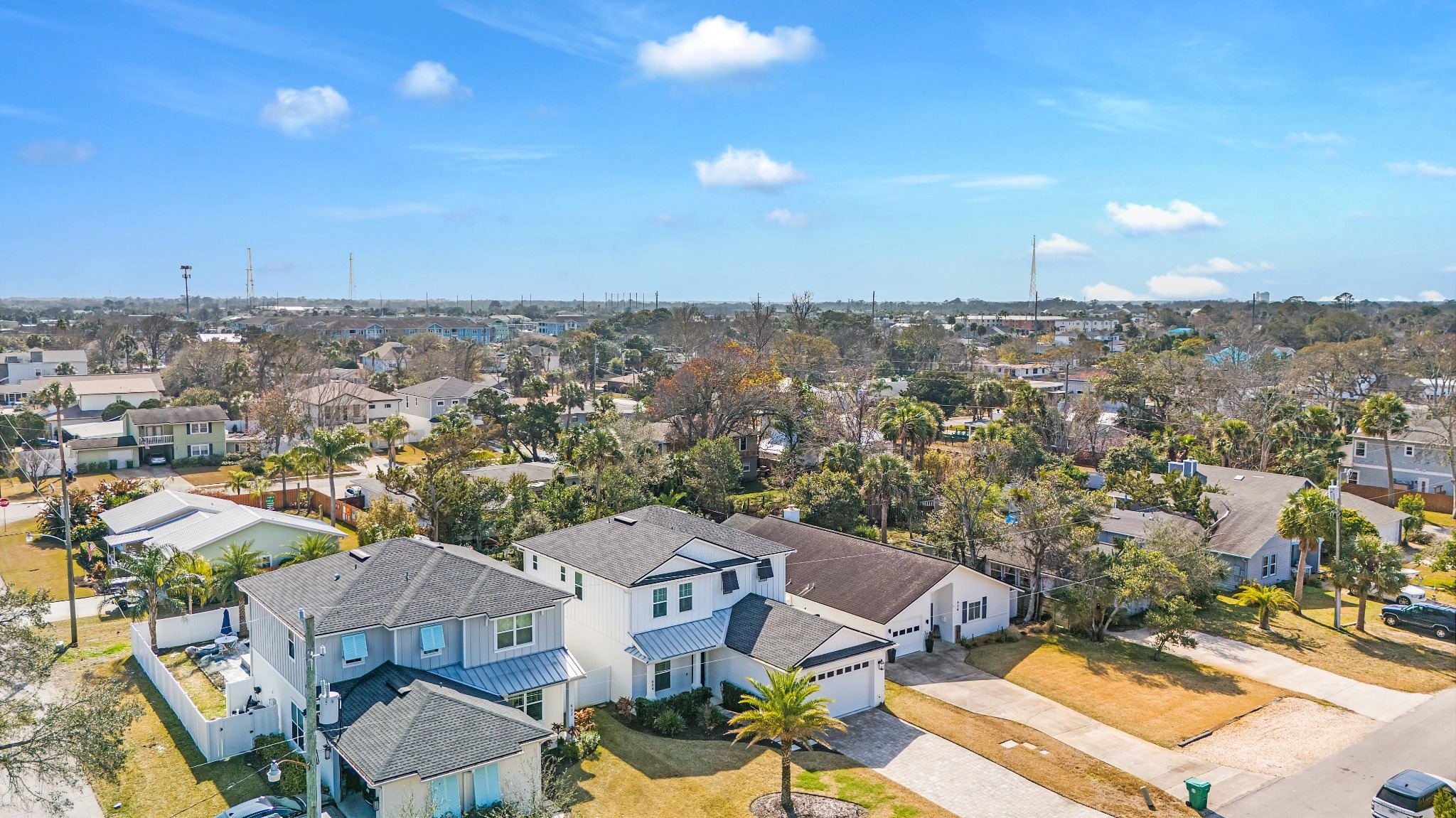 Drone residential area