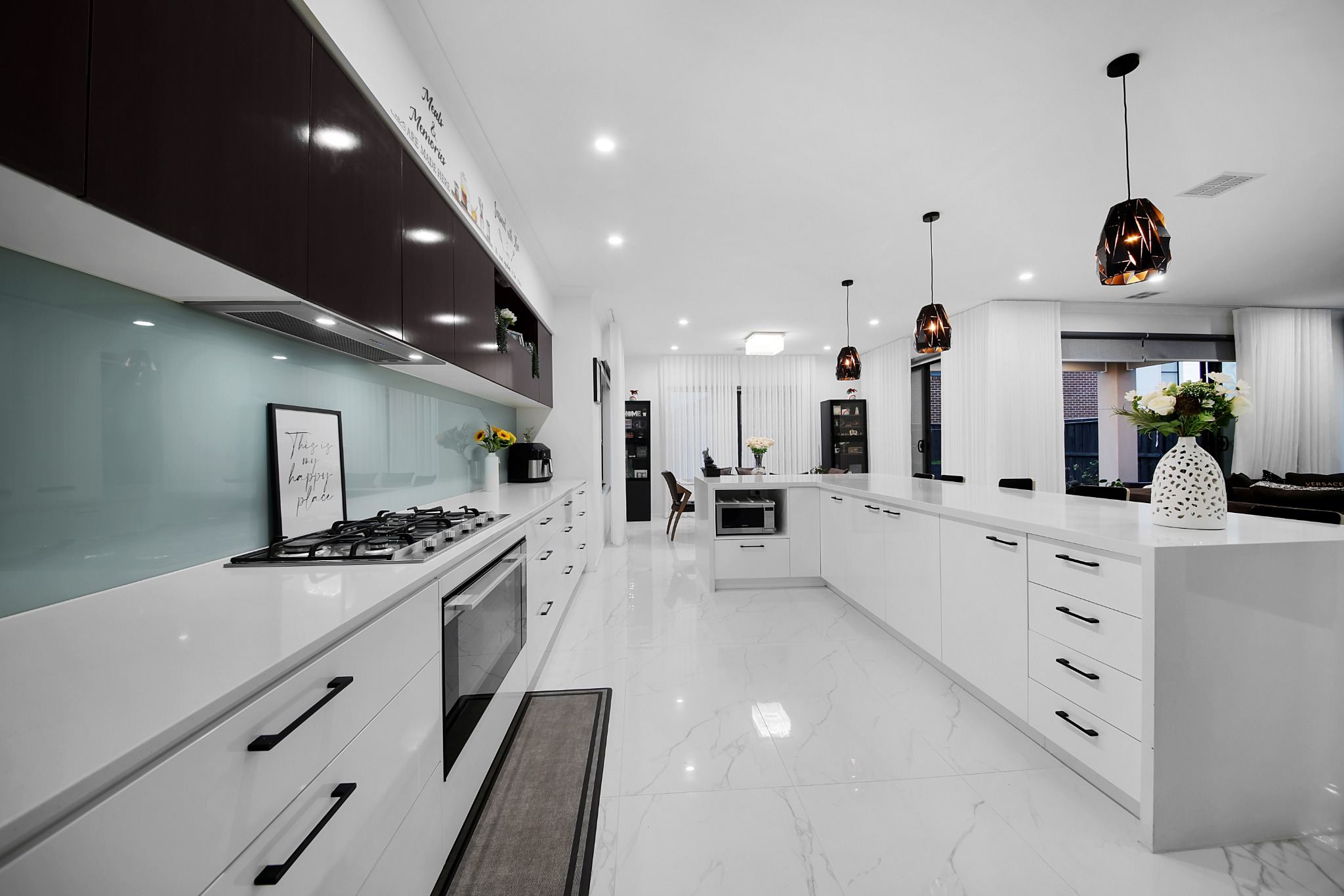Wide kitchen interior edit